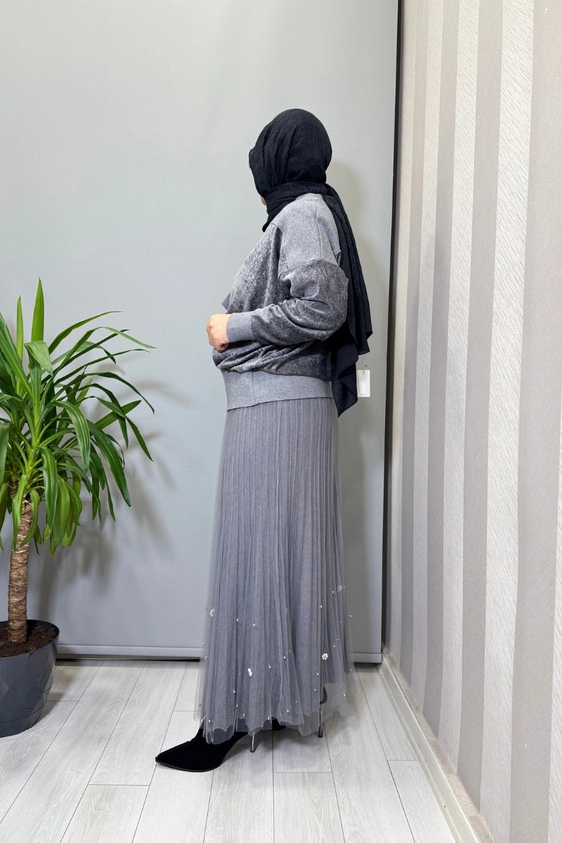 Ghisa Hırka Gri 26KÖRHRK3353 görsel 2