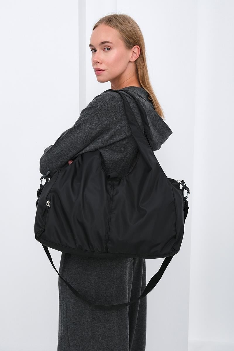 Shule Bags Giglio Spor Omuz Çantası Siyah görsel 2