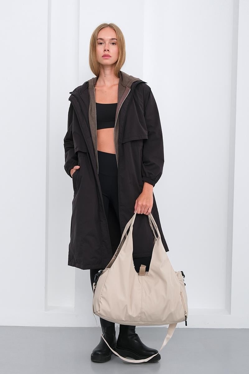 Shule Bags Giglio Spor Omuz Çantası Siyah görsel 8