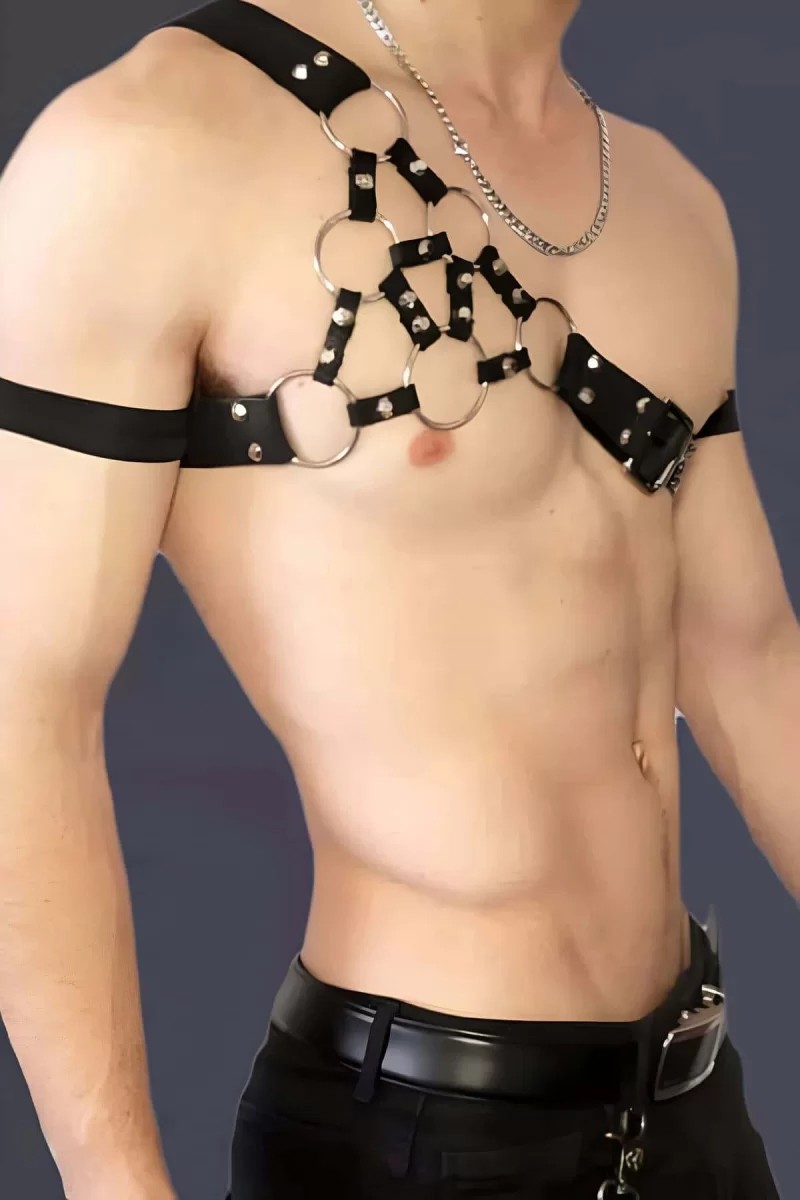 Beruflic Omuzdan Tek Akılı Erkek Harness - BRFM101 görsel 6