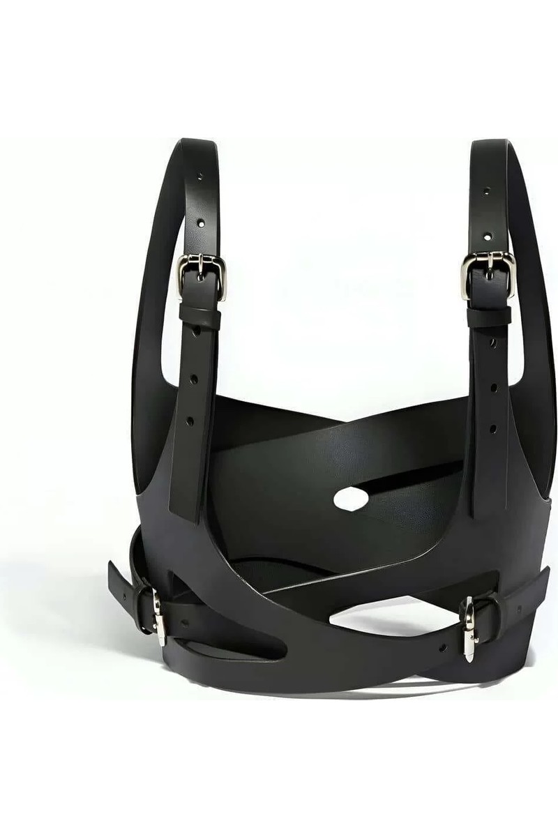 bebekokusu Deri Bra, Deri Sütyen Gögüs Harness - BRF1145 görsel 6