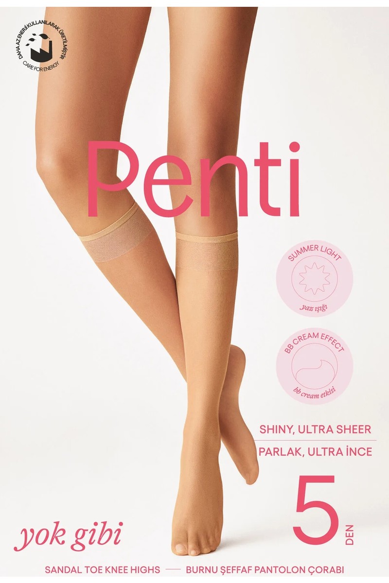 Penti Yok Gibi 5 Den Ten Rengi Pantolon Çorabı görsel 5