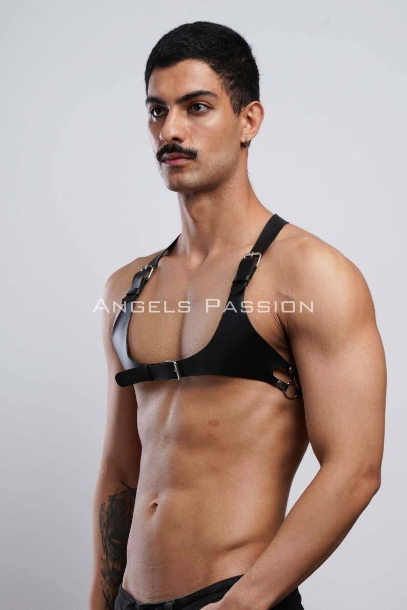 mery Deri Erkek Göğüs Harness, Erkek Göğüs Harness, Erkek Göğüs Kemer - BRFM144 Mery Woman görsel 3