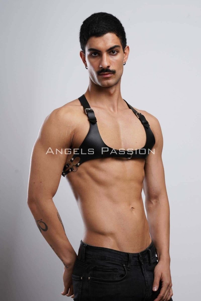 mery Deri Erkek Göğüs Harness, Erkek Göğüs Harness, Erkek Göğüs Kemer - BRFM144 Mery Woman görsel 4