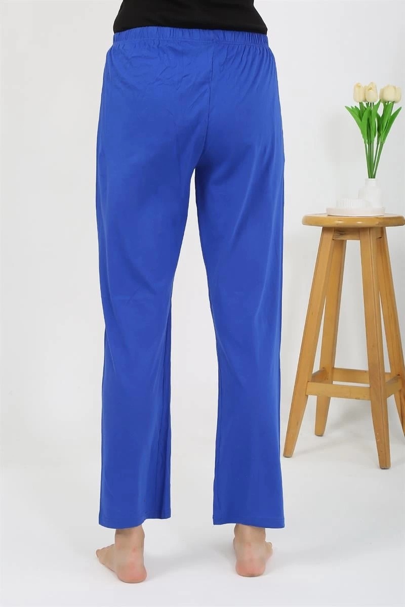 mery Kadın Penye Düz Tek Alt Pijama Sax Mery görsel 4