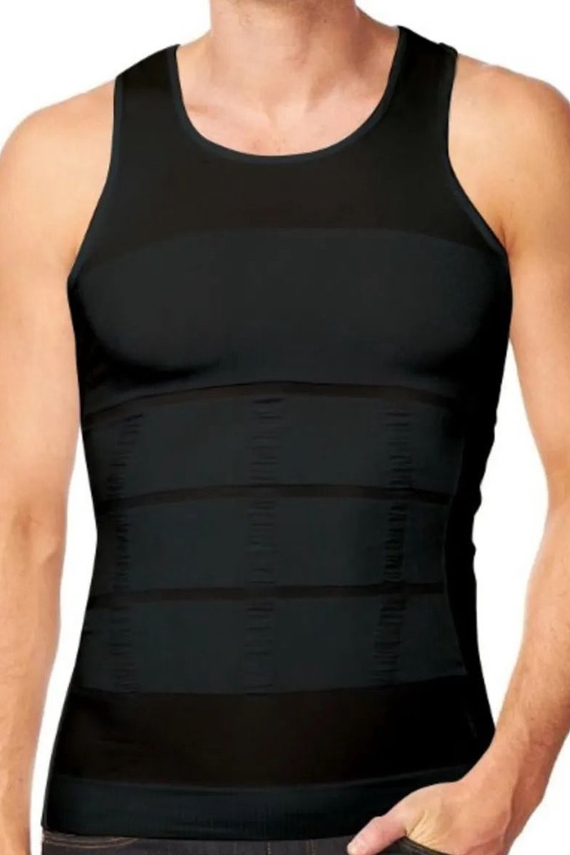 Asil Acar Home Korseli Erkek Atlet - 500 Siyah mudanis - XL