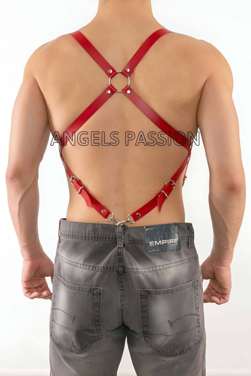 Ava Style Deri Pantalona Bağlanan Seksi Erkek Harness - BRFM11 Ava