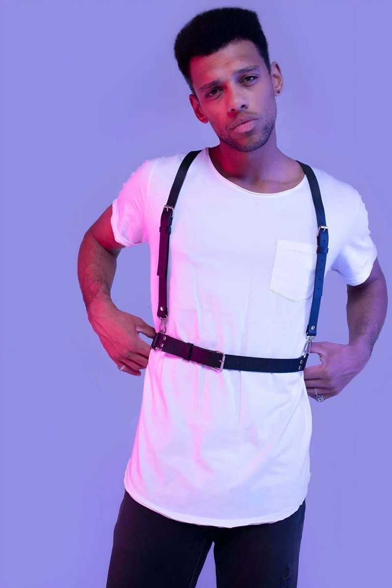 Ava Style Erkek Göğüs Harness, Erkek Gömlek Kemeri, Erkek T-Shirt Kemeri - BRFM206 Ava