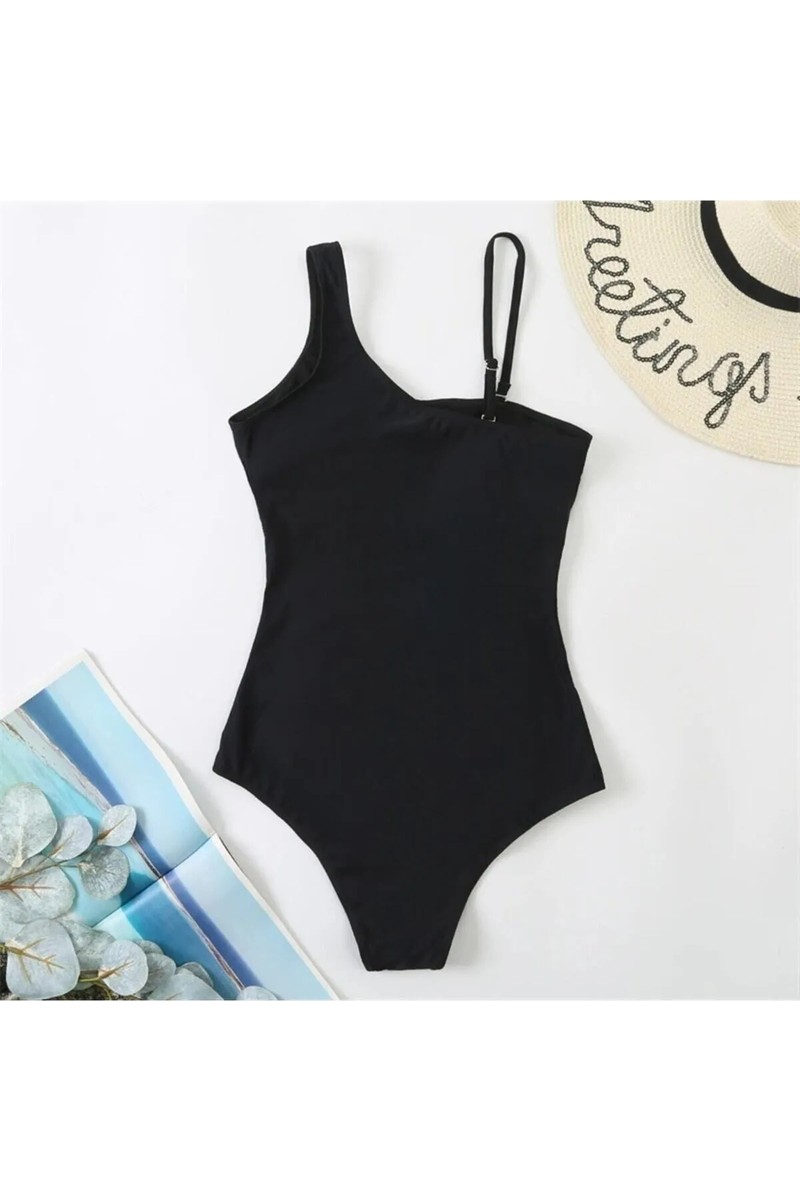 Ezra Beyaz Tül Detaylı Kadın Tek Omuz Bodysuit Toparlayıcı Mayo görsel 6