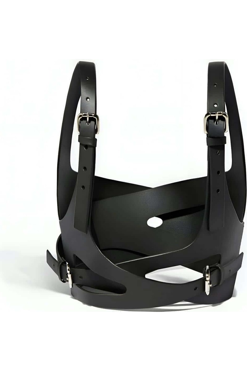 Aesco Deri Bra, Deri Sütyen Gögüs Harness - BRF1145 görsel 3