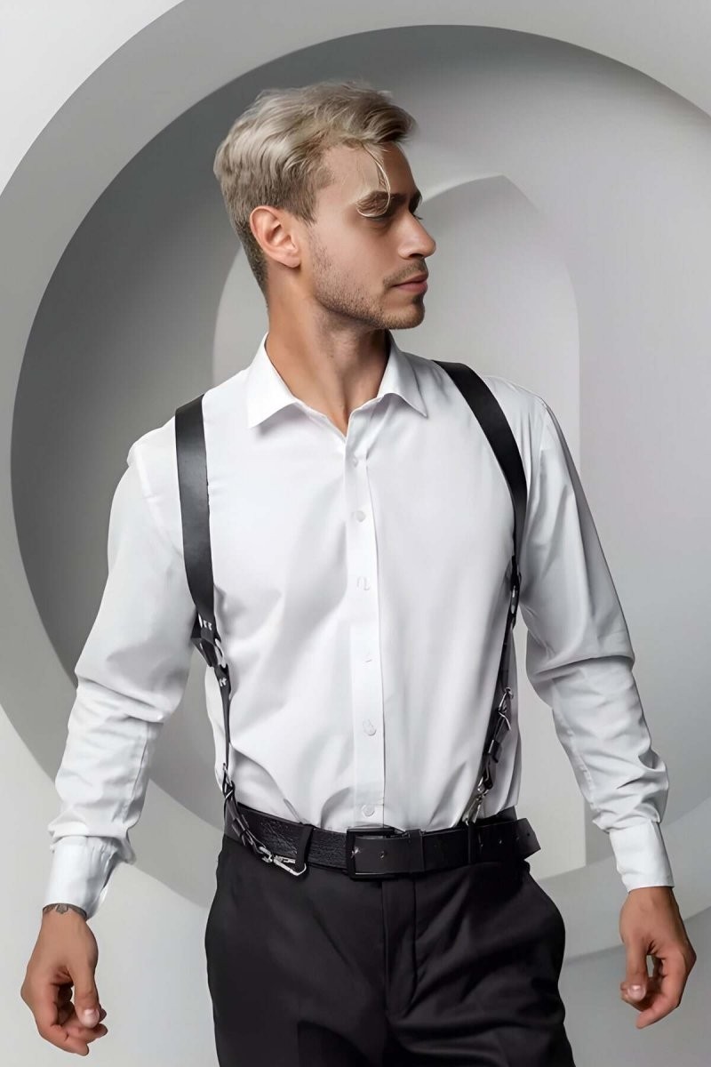 Aesco Erkek Harness Kemer, Erkek Gömlek Kemeri, Erkek T-Shirt Kemeri - BRFM208 görsel 3