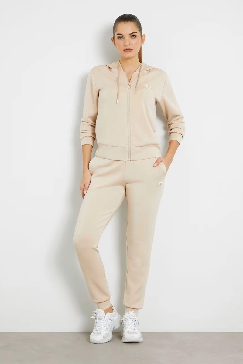 Guess Olympe Kadın Aktif Modal Karışımlı Scuba Sweatshirt