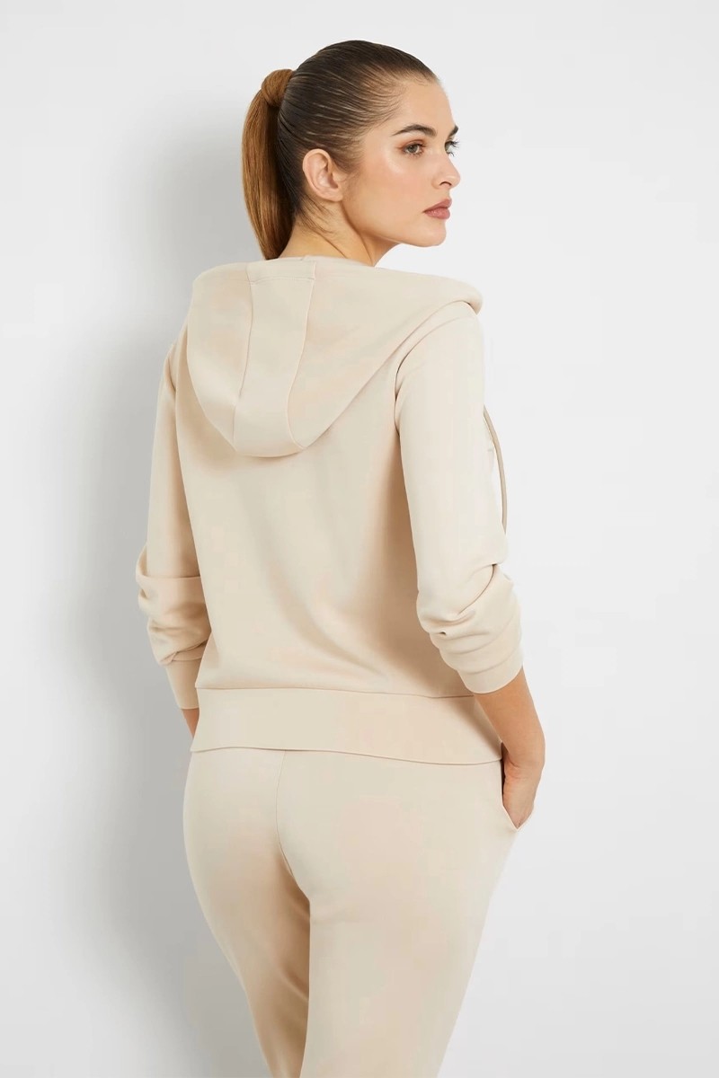 Guess Olympe Kadın Aktif Modal Karışımlı Scuba Sweatshirt görsel 4
