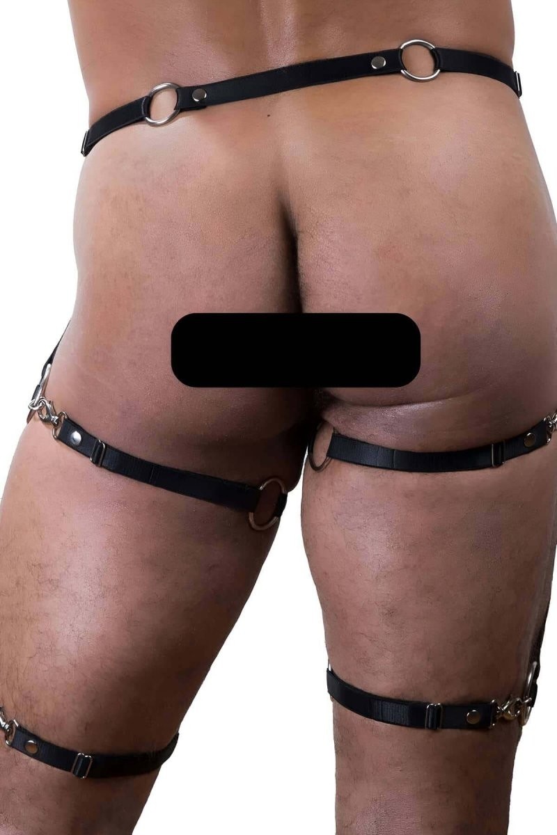 Najmaddin Beru Erkrk Fantazi Lastik Jartiyer Harness - BRFM189 Beru Najmaddin görsel 4