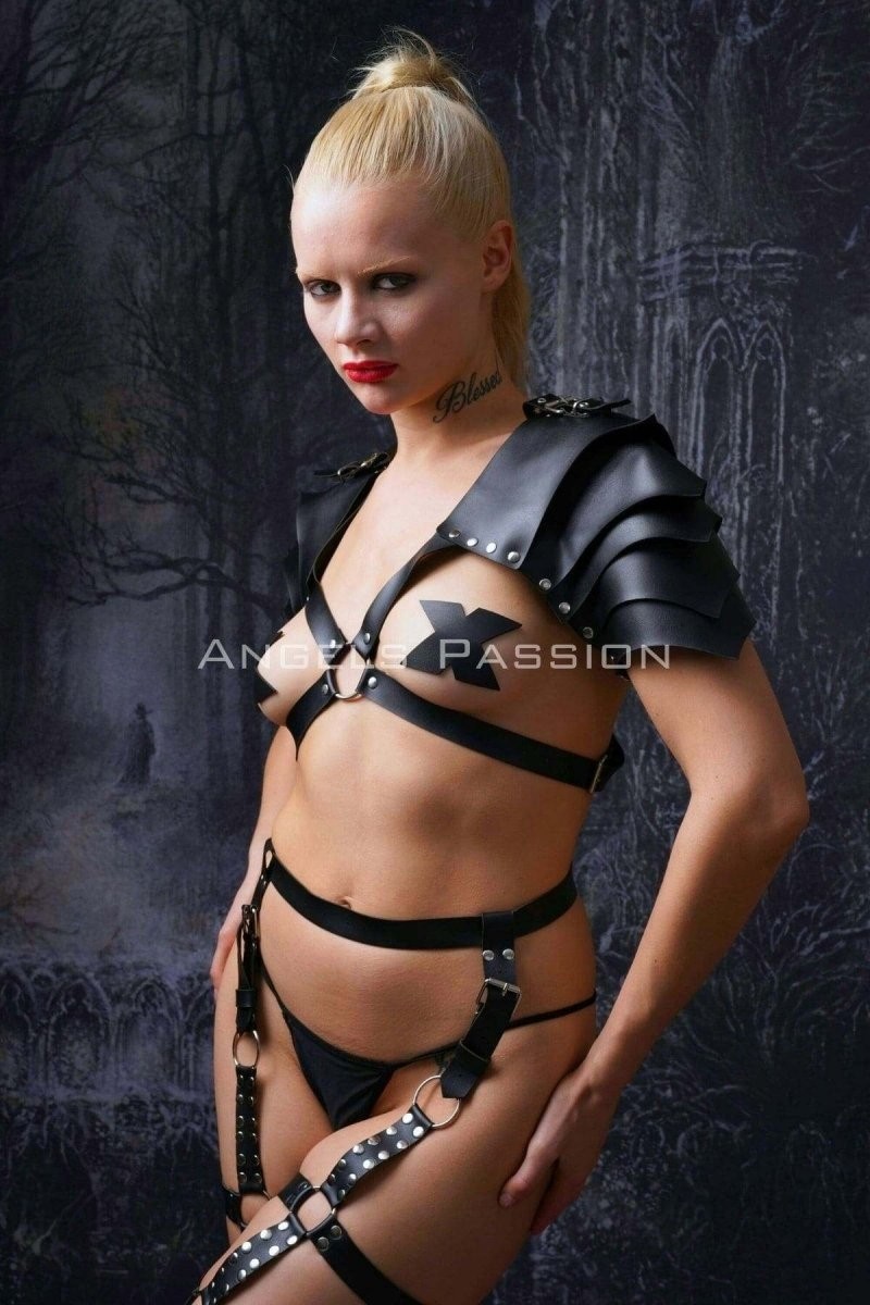 Najmaddin Beru Kadın Gladyatör Jartiyer Harness Takım, Cosplay Kostüm - BRF1345 Beru Najmaddin görsel 5
