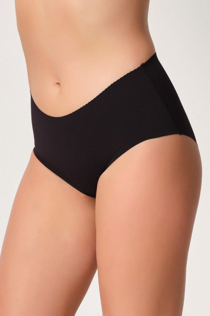 MiraLive Siyah Mı Emay 2702 Lazer Kesim Toparlayıcı Mama Slip Korse görsel 3