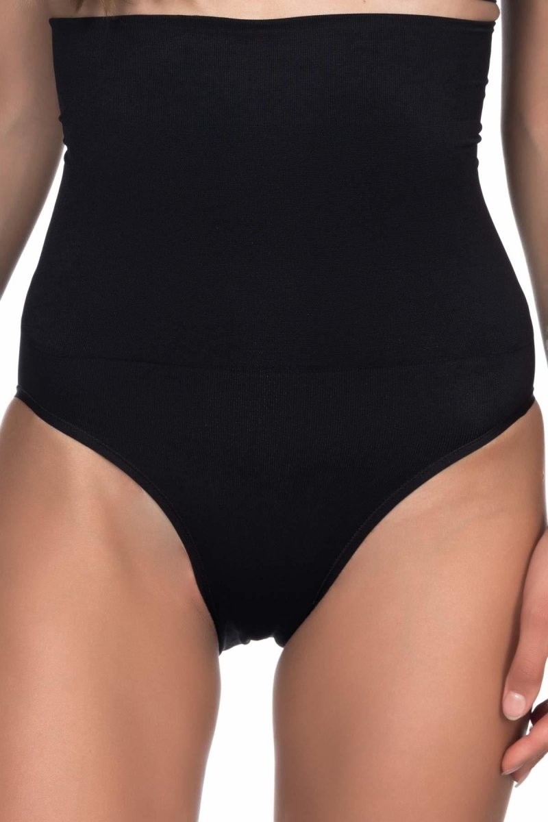 Hace Bazaar Siyah Yüksek Bel Double Slip Korse -Hcb