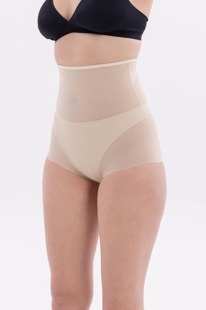 Hace Bazaar Ten 2706 Lazer Tül Toparlayıcı Slip Hayalet Korse -Hcb görsel 3