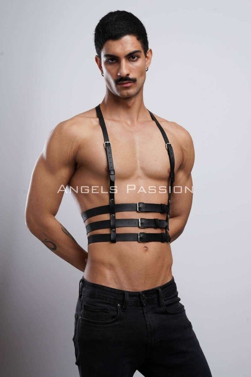 Beruflic Erkek Clubwear, Deri Party Giyim, Techno Clubwear - BRFM17 Under Moda görsel 8