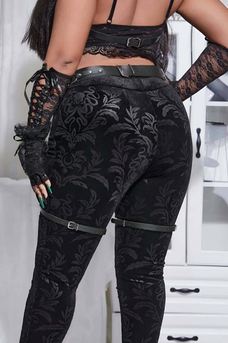 Esranın Dünyası Seksi Deri Jartiyer Harness - BRF956 görsel 2