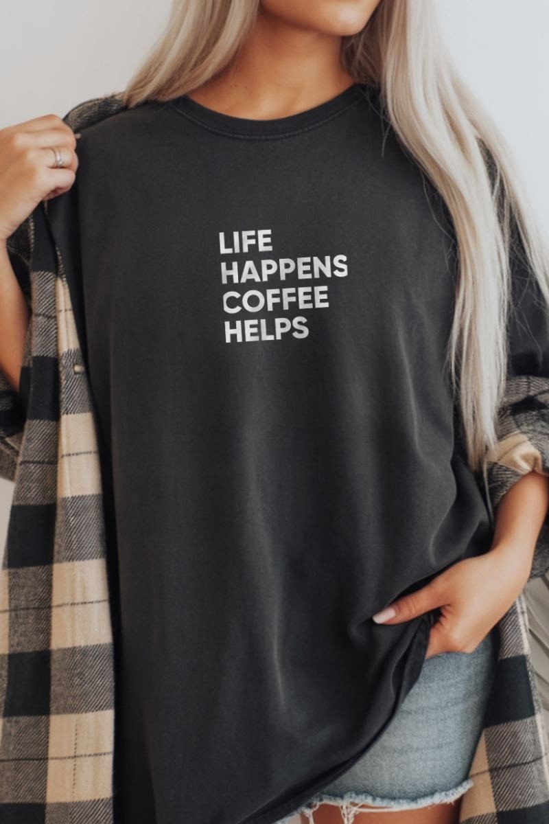 Fantastik Store Unisex Oversize 24/1 Süprem Kumaş Penye Baskılı Tişört Pamuklu Ribanalı Bisiklet Yaka Kısa Kollu