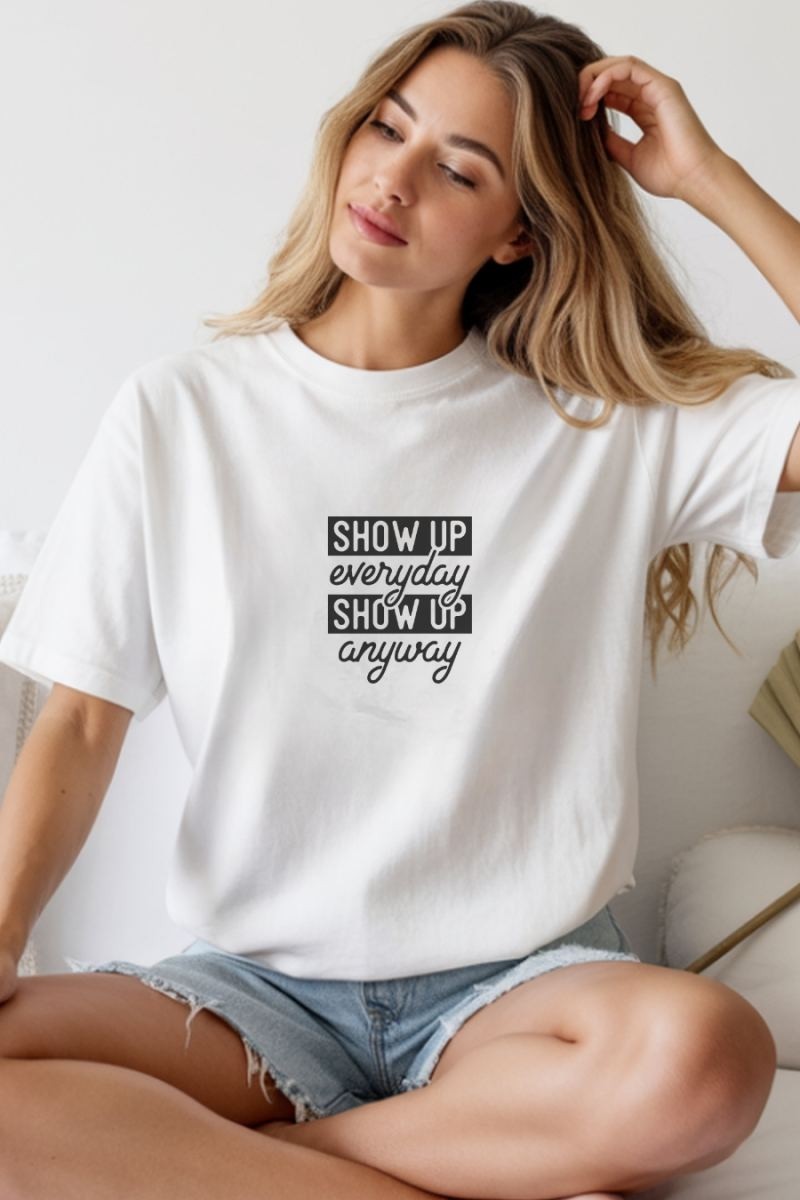Fantastik Store Unisex Oversize 24/1 Penye Dtf Baskılı Tişört - DTF265 görsel 3