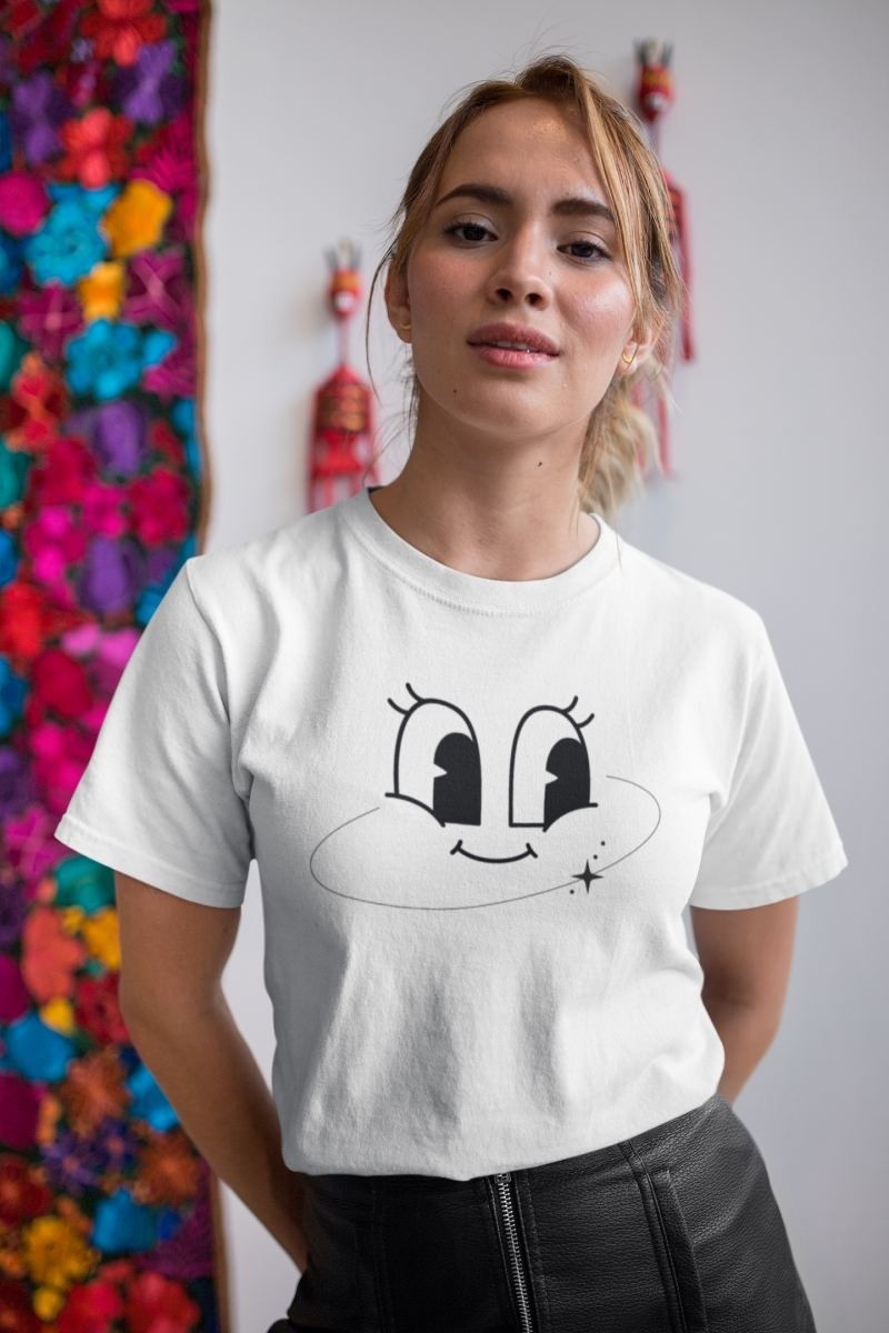 Fantastik Store Unisex Erkek/kadın Özel Baskılı Modern Fit %100 Pamuk Bisiklet Yaka T-Shirt