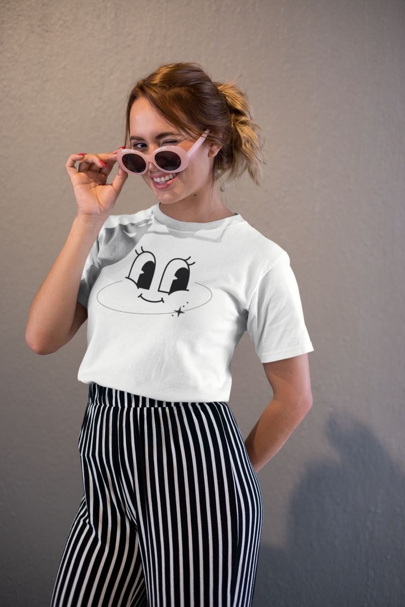 Fantastik Store Unisex Erkek/kadın Özel Baskılı Modern Fit %100 Pamuk Bisiklet Yaka T-Shirt görsel 3