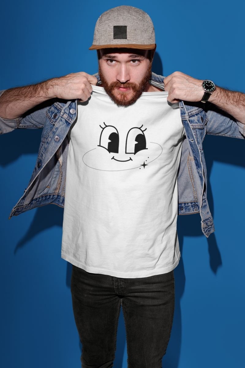 Fantastik Store Unisex Erkek/kadın Özel Baskılı Modern Fit %100 Pamuk Bisiklet Yaka T-Shirt görsel 5