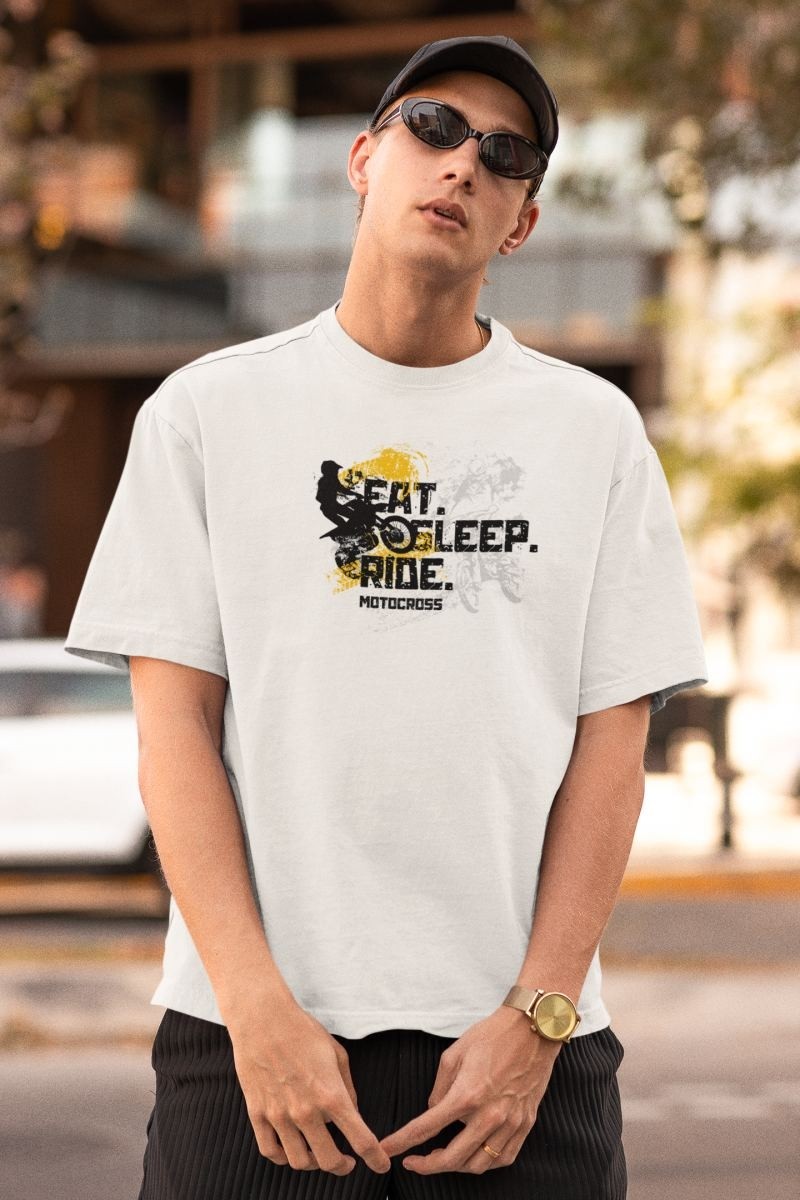 Fantastik Store Erkek Özel Baskılı Modern Fit %100 Pamuk Bisiklet Yaka T-Shirt