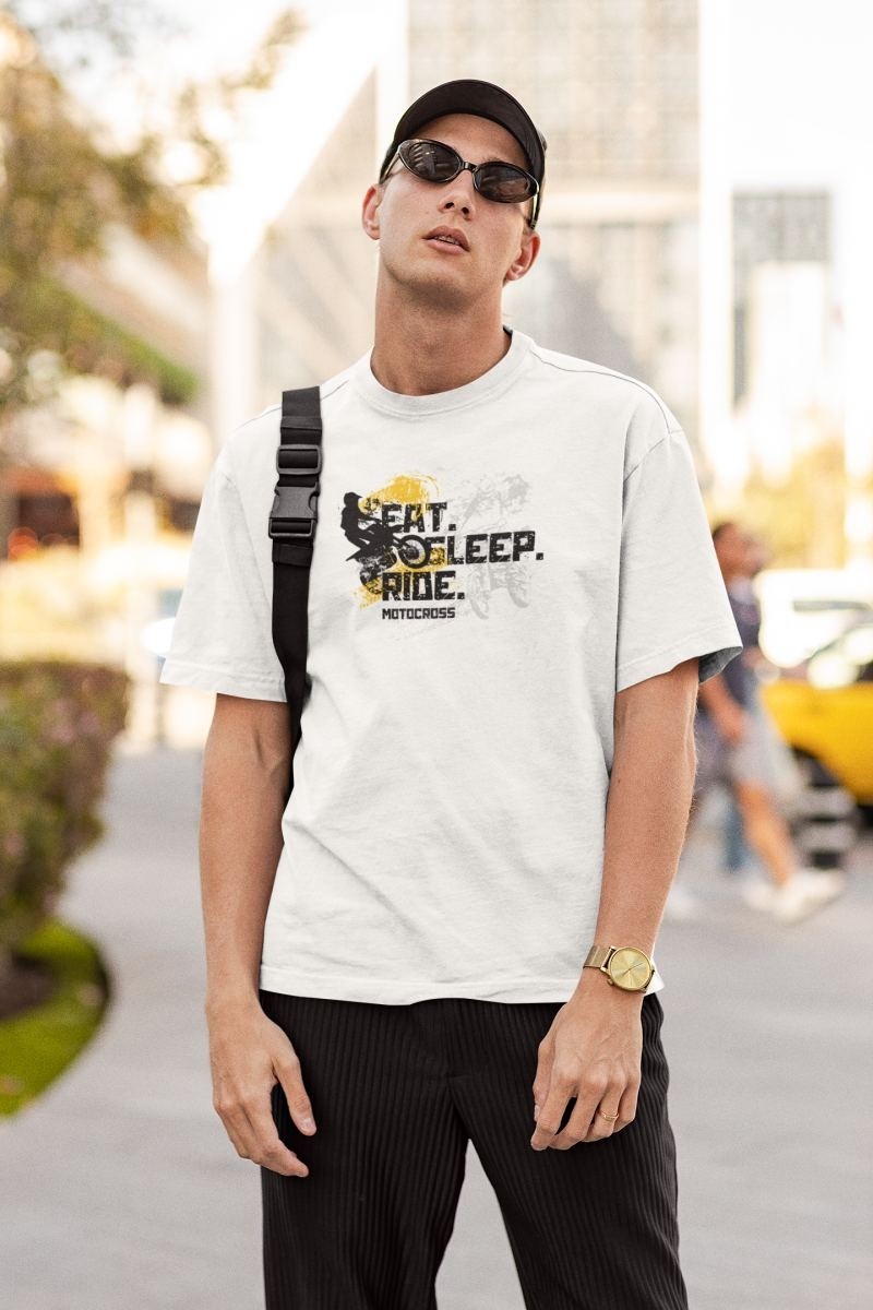 Fantastik Store Erkek Özel Baskılı Modern Fit %100 Pamuk Bisiklet Yaka T-Shirt görsel 2