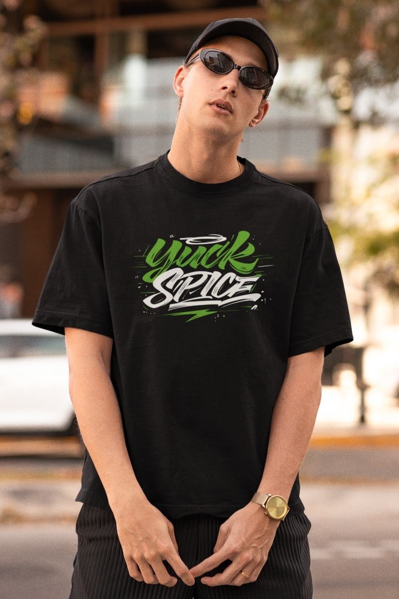 Fantastik Store Erkek Özel Baskılı Modern Fit %100 Pamuk Bisiklet Yaka T-Shirt