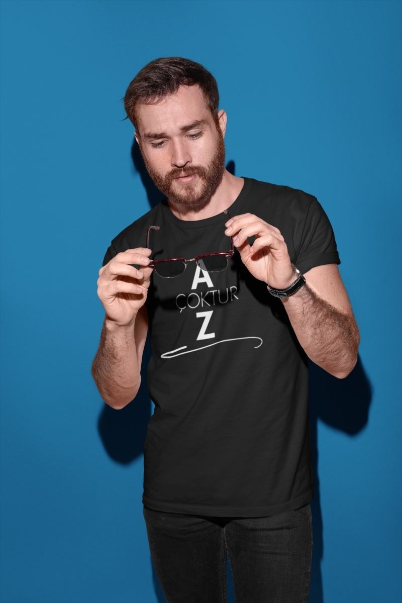 Fantastik Store Unisex Erkek/kadın Özel Baskılı Modern Fit %100 Pamuk Bisiklet Yaka T-Shirt görsel 3