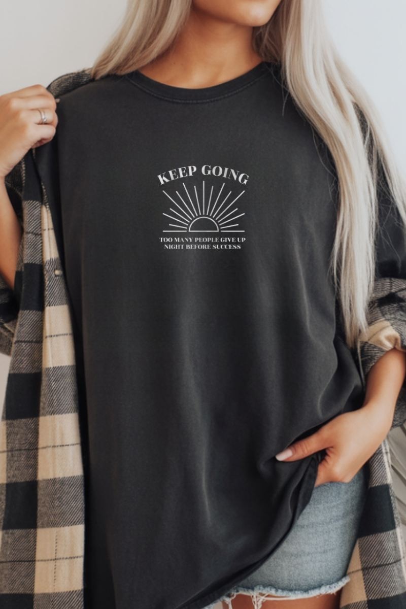 Fantastik Store Unisex Oversize 24/1 Süprem Kumaş Penye Baskılı Tişört Pamuklu Ribanalı Bisiklet Yaka Kısa Kollu görsel 4