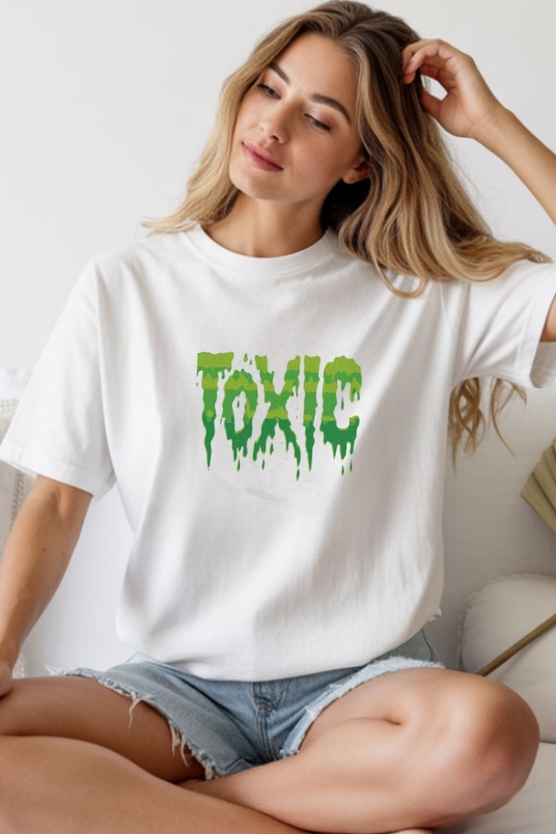 Fantastik Store Unisex Oversize Baskılı T-Shirt Pamuklu Süprem Kumaş Bisiklet Yakalı Kısa Kollu görsel 2