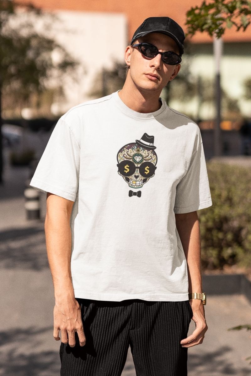 Fantastik Store Erkek Özel Baskılı Modern Fit %100 Pamuk Bisiklet Yaka T-Shirt görsel 3
