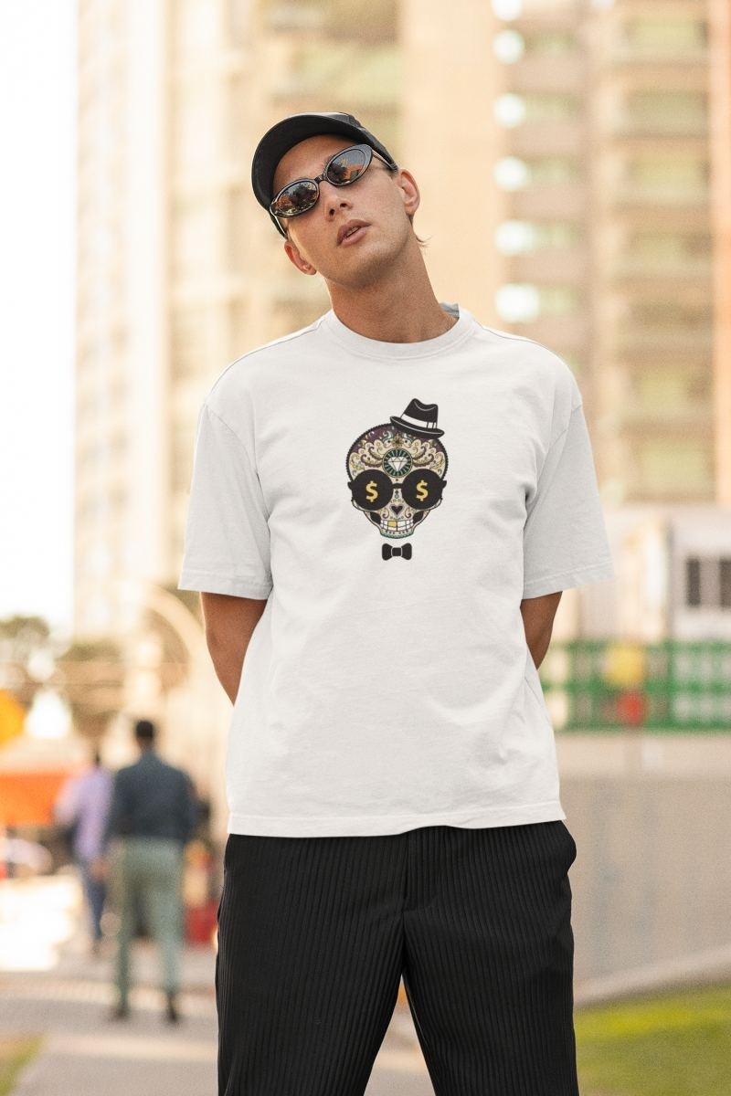 Fantastik Store Erkek Özel Baskılı Modern Fit %100 Pamuk Bisiklet Yaka T-Shirt görsel 4