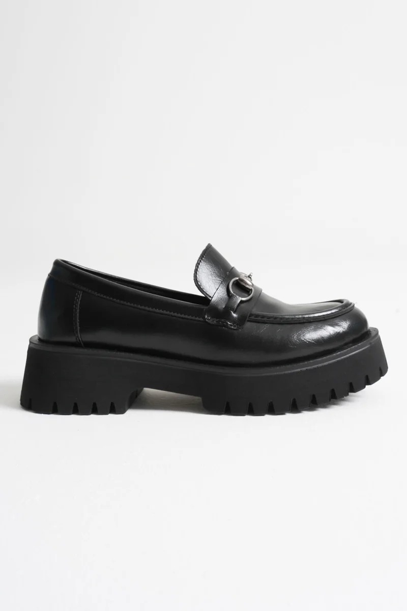 Fantastik Store Toka Detaylı Siyah Günlük Loafer Ayakkabı TR10MS04A görsel 7