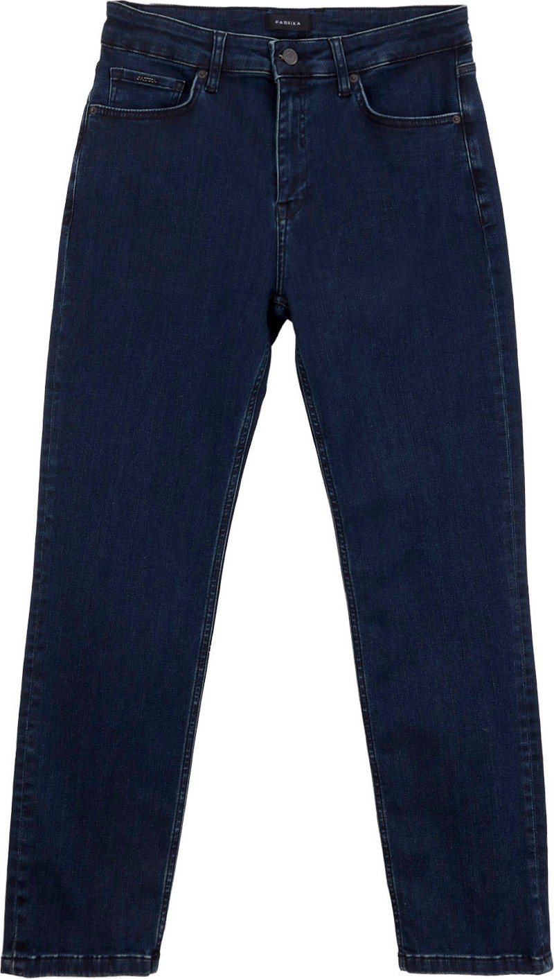 Fabrika Normal Bel Normal Paça Slim Fit Koyu Lacivert Erkek Denim Pantolon F5WM-PNT 2855 görsel 3