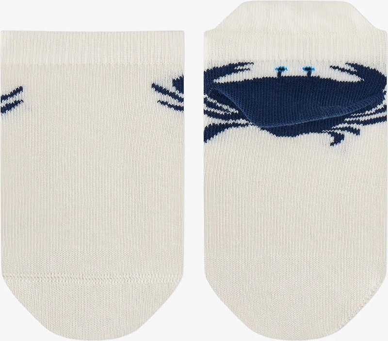 Penti Erkek Çocuk Pinchy Crab Yengeç Desenli 3 Çift Patik Çorap görsel 4