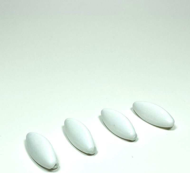 Uravas Store 4 Adet Plastik Çengelli Eşarp ve Şal Iğnesi Beyaz 4 cm