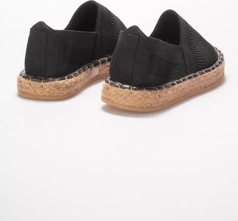 Fantastik Store Kadın Siyah Triko Jüt Sargı El Yapımı Espadril TR44MY01A görsel 6