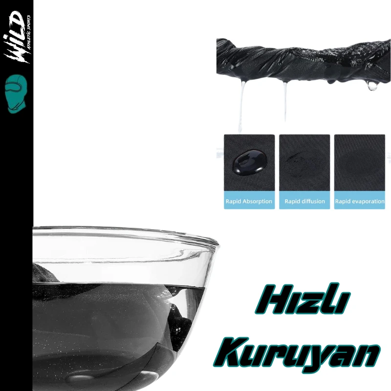 Resim Wild Athletic Balaklava Termal Spor Motor Maske Shadow Beyaz Siyah 