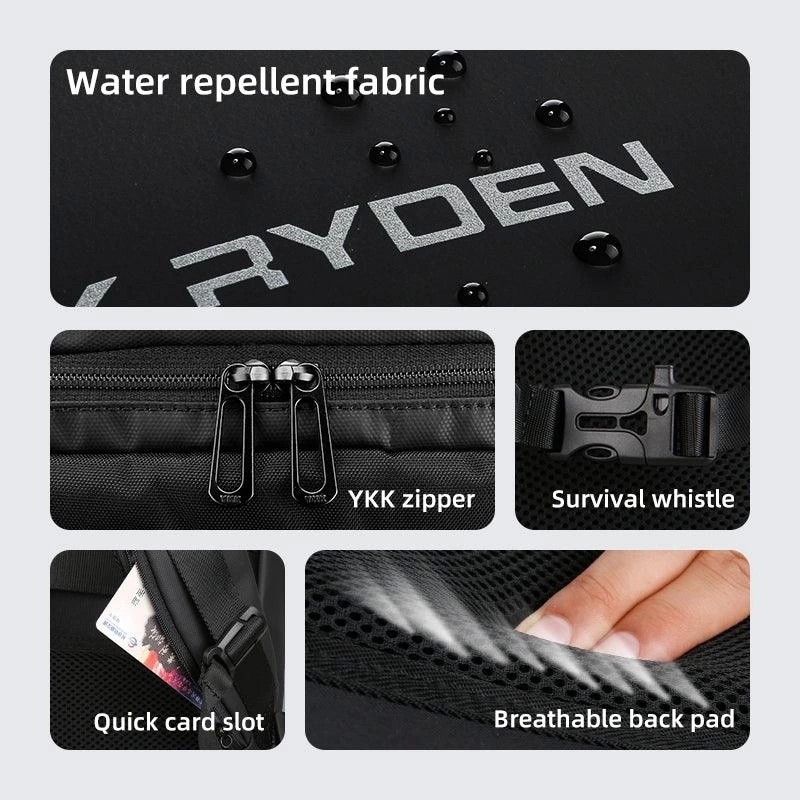 Mark Ryden Compacto Pro Çift Bölmeli Laptop Sırt Çantası MR9031Y_SJ00 Oxford Su Geçirmez Ergonomik Tasarım görsel 5
