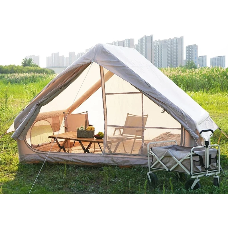 Yek Outdoor 6 Kişilik 4 Mevsim Pompalı Ve Soba Çıkışlı Şişme Çadır 300x210x200cm