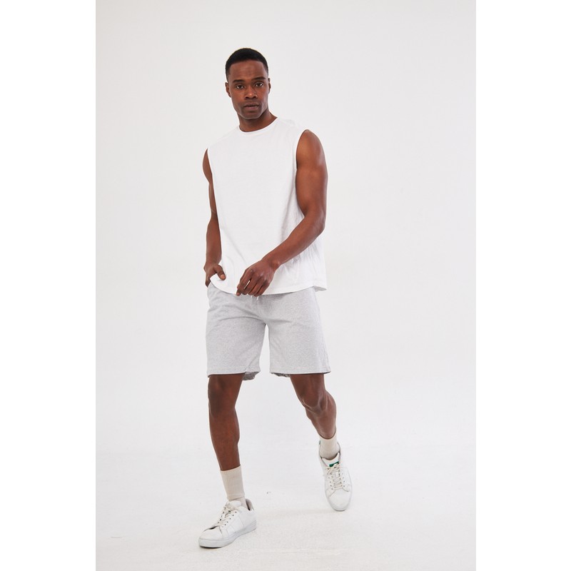 Pandy Unisex Basic Şort 4 Renk Düz Tasarım Rahat Kesim Yazlık Günlük Kullanım görsel 8