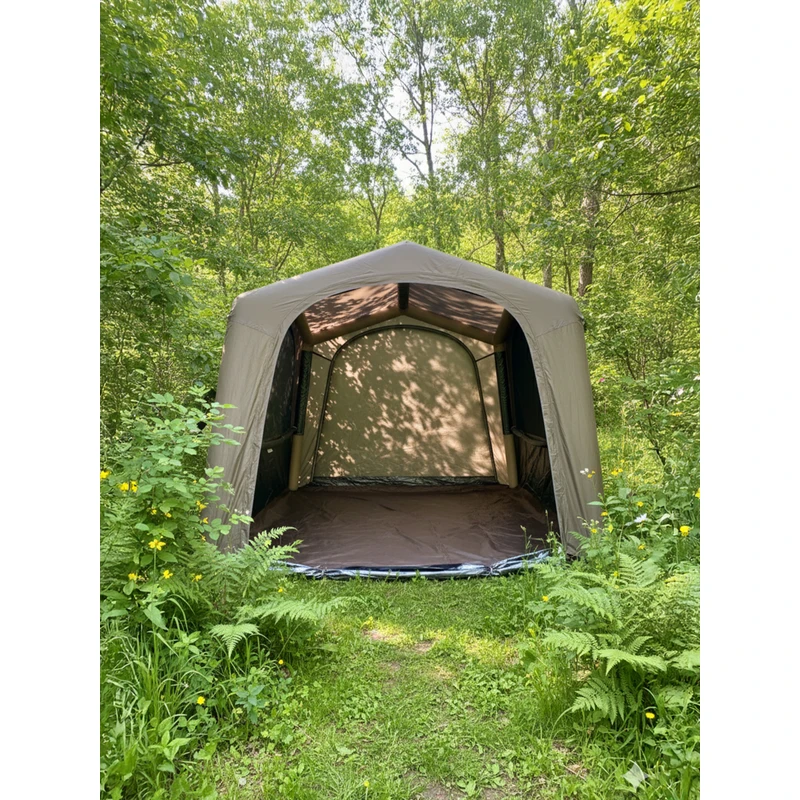 Onetick 8-10 Kişilik Şişme Çadır 290X290X220CM Fresh&black Renkli Baca Çıkışlı 4 Mevsim Kullanım
