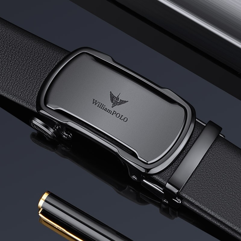 Williampolo Business Hakiki Deri Metal Toka Erkek Kemer Günlük ve Özel Kullanıma Uygun görsel 2