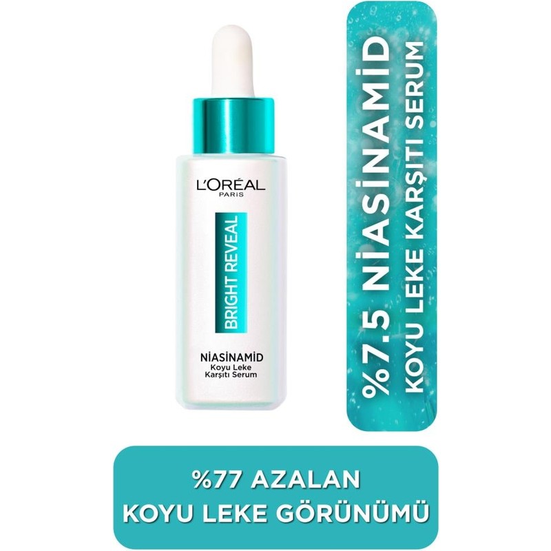 L'Oréal Paris Koyu Leke Karşıtı Serum %10 Niasinamid 30 ml Normal Ciltler İçin Etkili