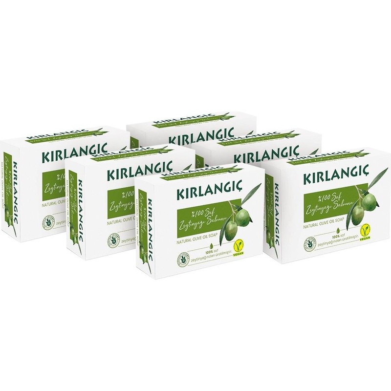 Kırlangıç 125 gr Zeytinyağlı Katı Sabun * 6 Adet